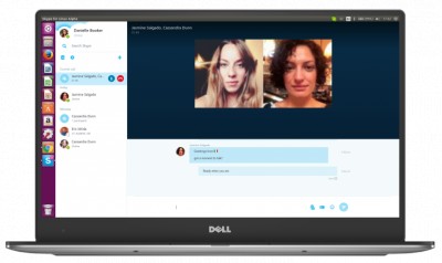 Skype Alpha Linux Call UI