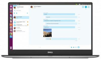 Skype Alpha Linux UI